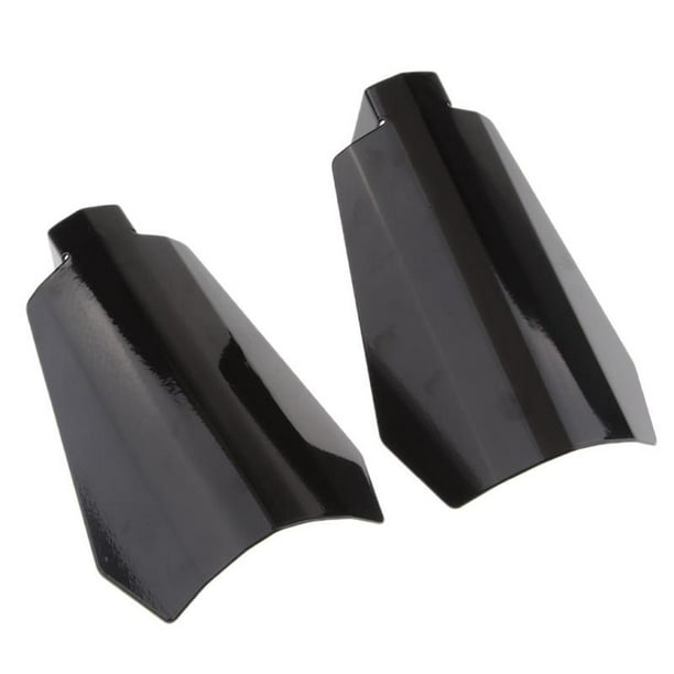 Pair Black Motorcycle Hand Guard Handguard Wind Protector Deflector Shield